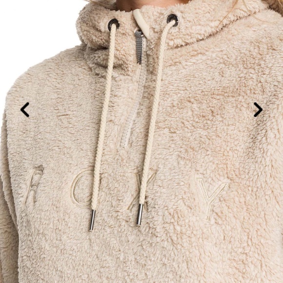✨ ROXY PLUMA SHERPA HOODIE SWEATER ✨ - Picture 7 of 14